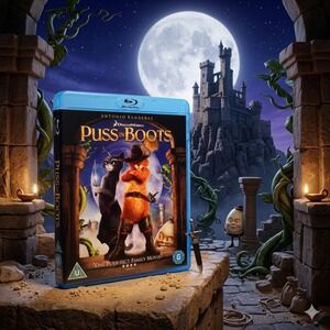 Puss In Boots Blu-ray DreamWorks Animation Antonio Banderas UK Import Movie